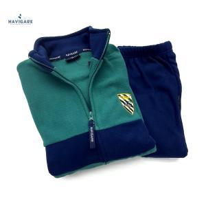 Tuta uomo  pile full zip verde blu