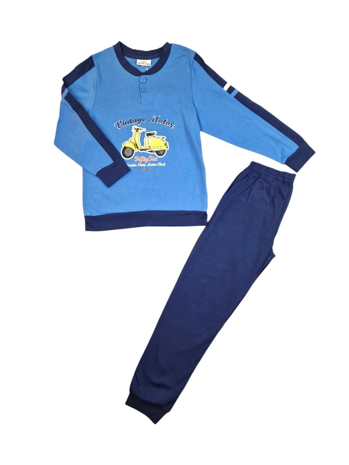 Pigiama cotone jersey bambino Vespa Buccia di Mela