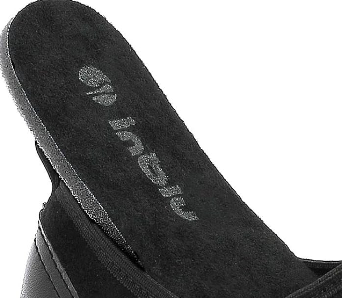 Stivaletti con pelliccia neri Inblu donna