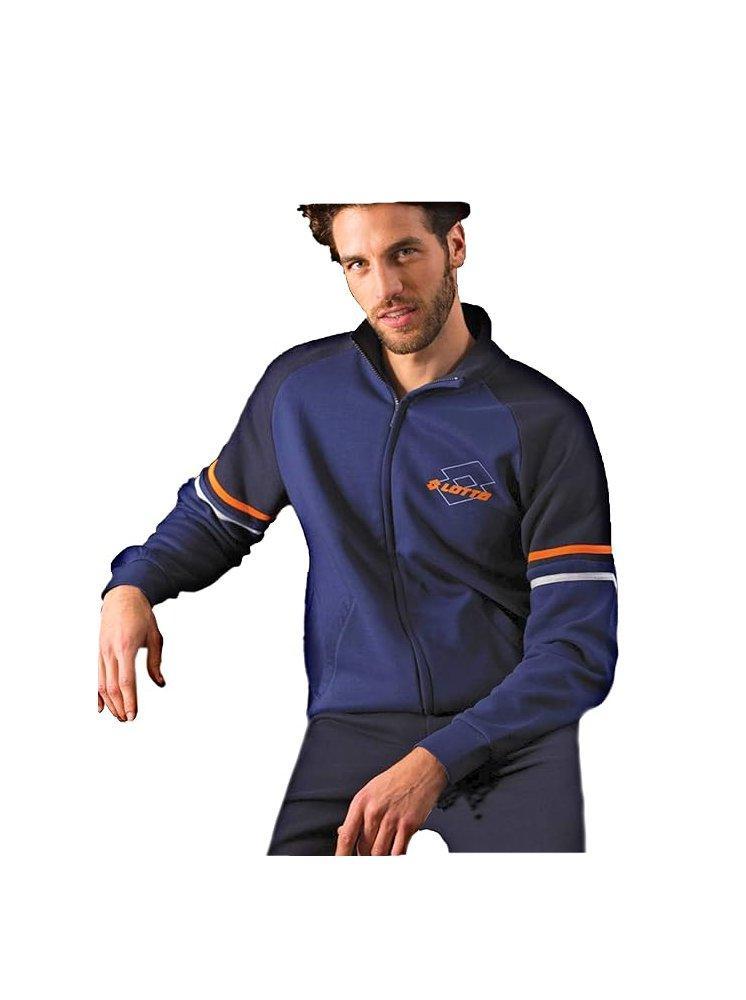 Tuta da uomo in cotone felpato Lotto Homewear
