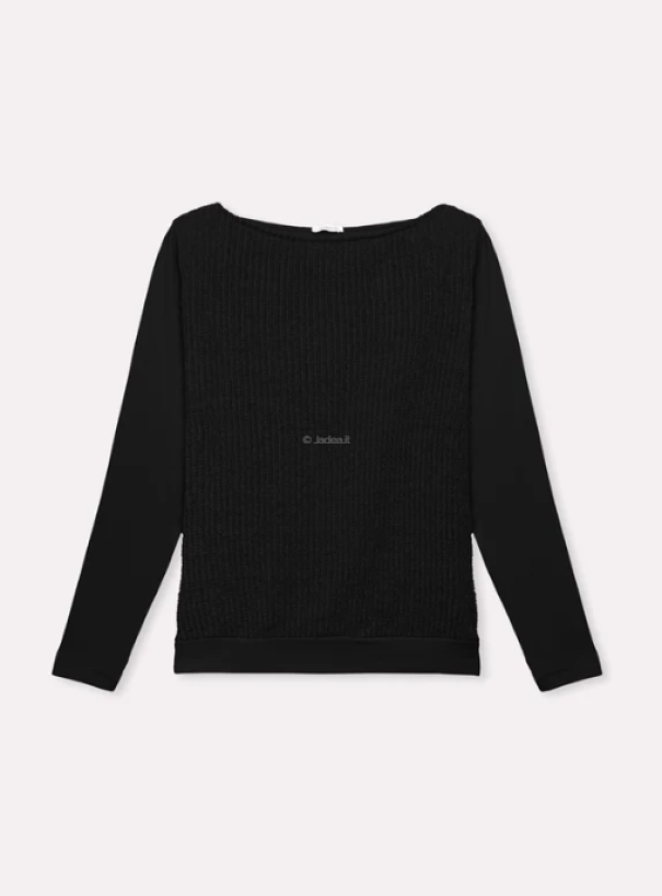 Maglia scollo a barca da donna Jadea