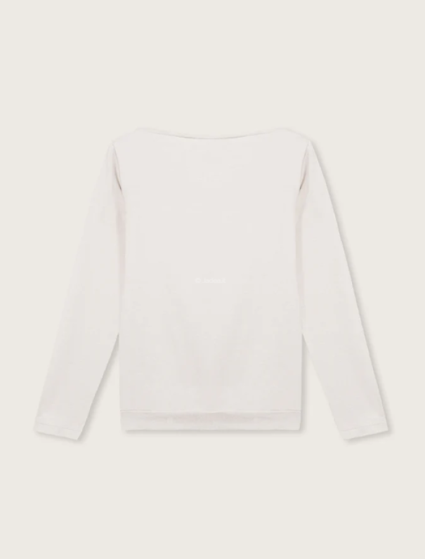 Maglia scollo a barca da donna Jadea