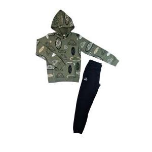 Completo tuta bambini ragazzi in cotone felpato