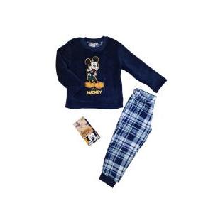 Pigiama in pile e calzini antiscivolo da bambino topolino