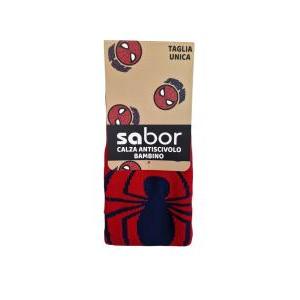 Pigiama in pile e calzini antiscivolo da bambino spiderman