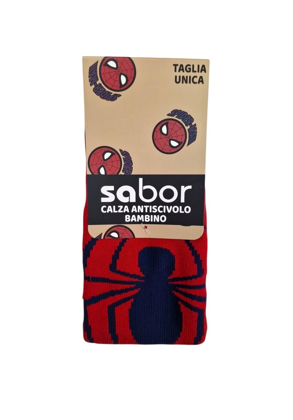 Pigiama in pile e calzini antiscivolo da bambino Spiderman