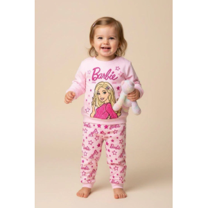 Pigiama caldo cotone bambina barbie