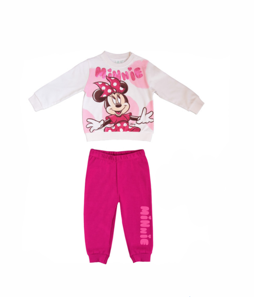 Pigiama caldo cotone bambina Minnie