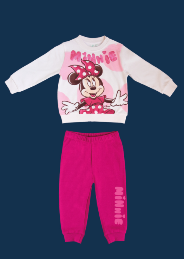 Pigiama caldo cotone bambina Minnie