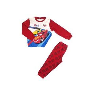 Pigiama bambino in cotone felpato cars