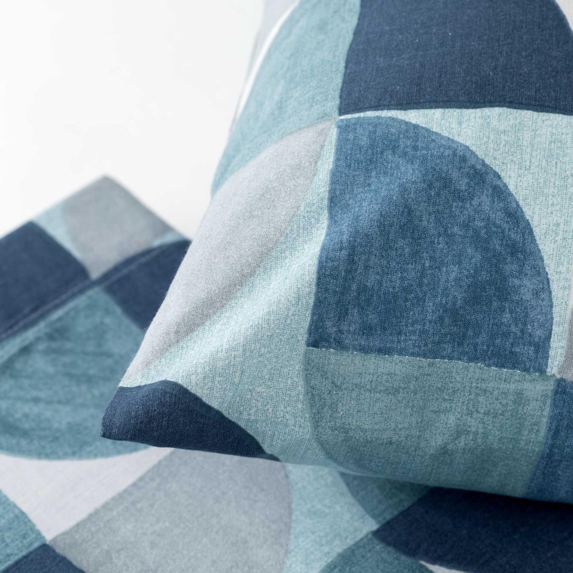 Completo letto singolo Riviera azzurro Cassio