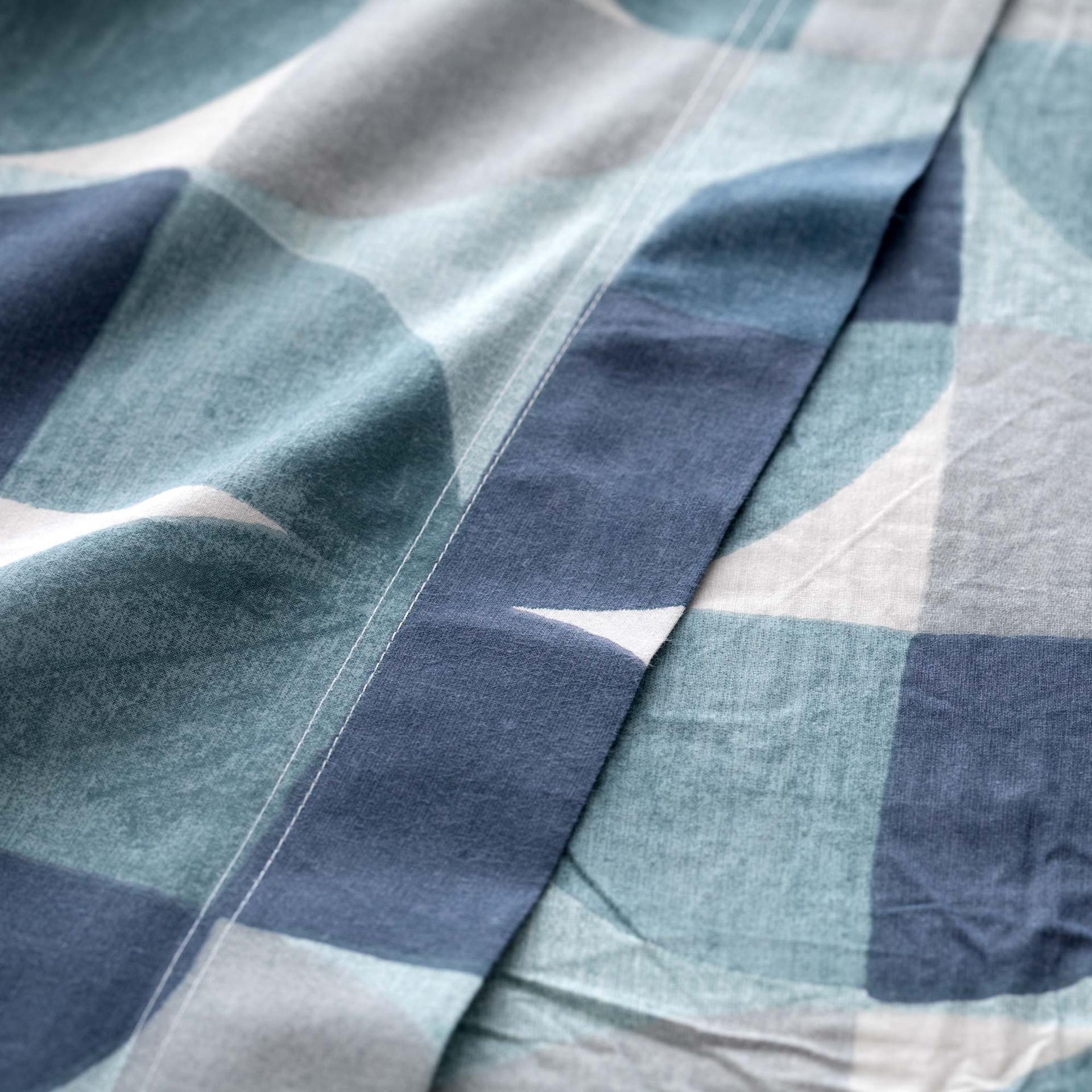 Completo letto singolo Riviera azzurro Cassio