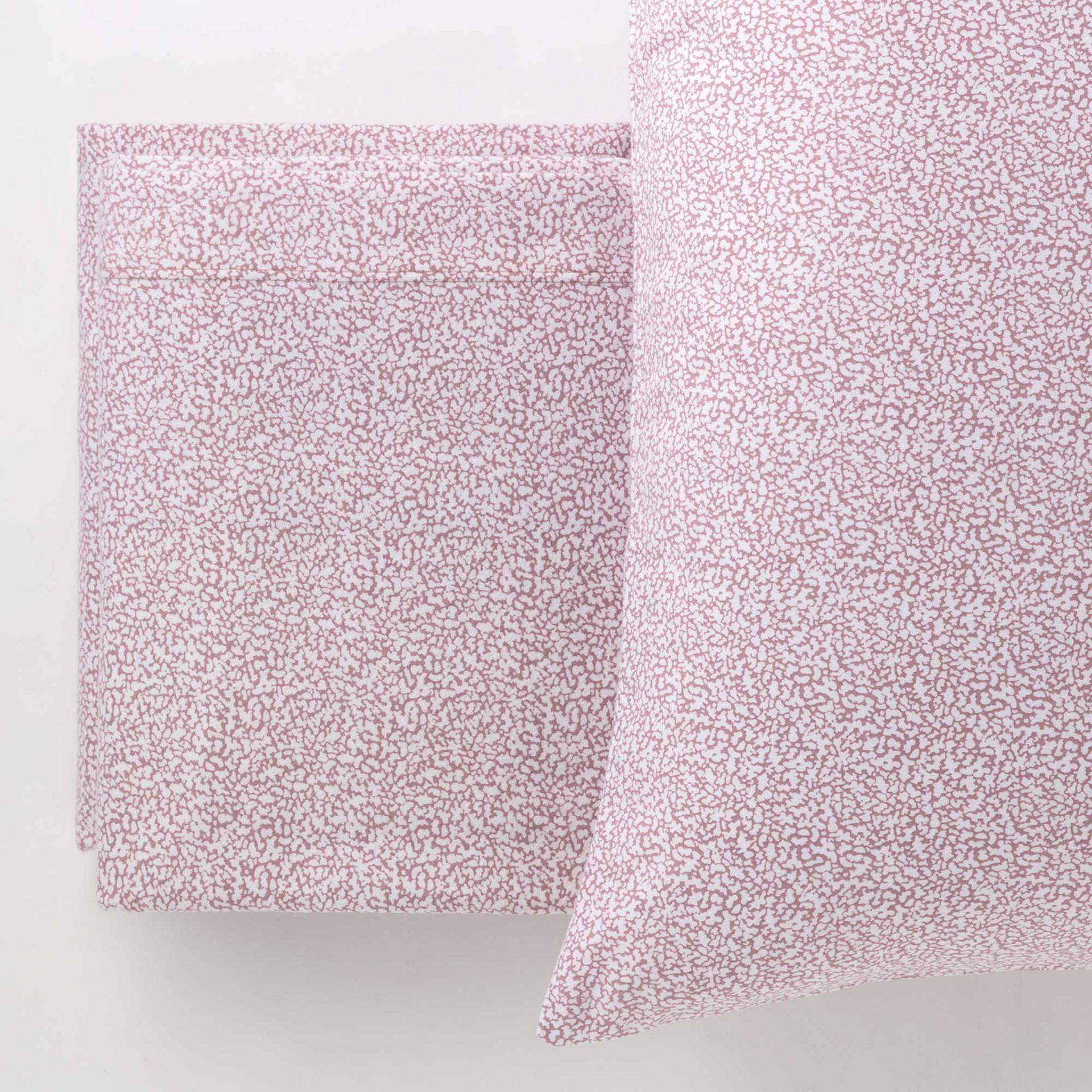 Completo matrimoniale cotone flanella Riviera rosa