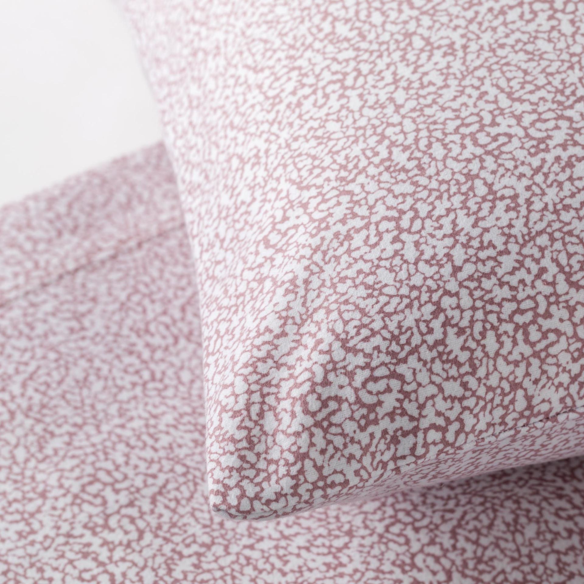 Completo matrimoniale cotone flanella Riviera rosa