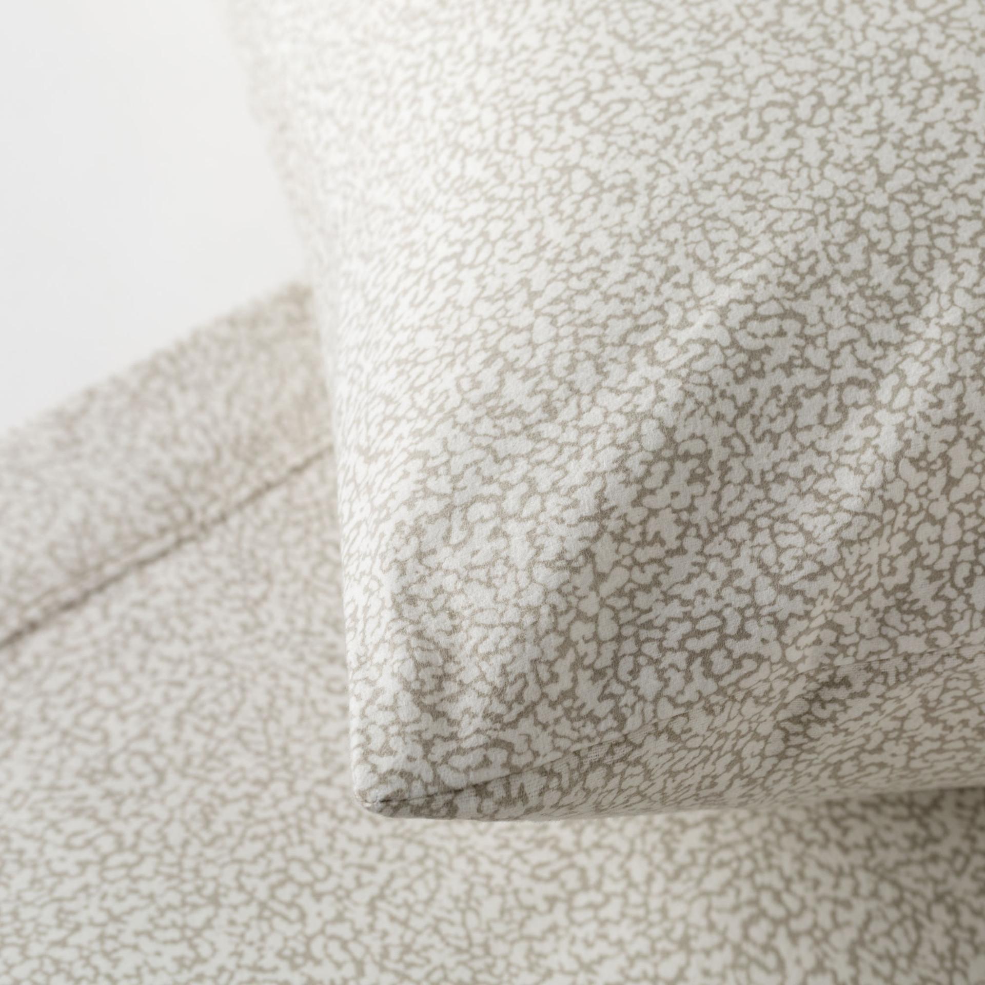 riviera cloudette completo lenzuola 2p flanella  beige - foto 3