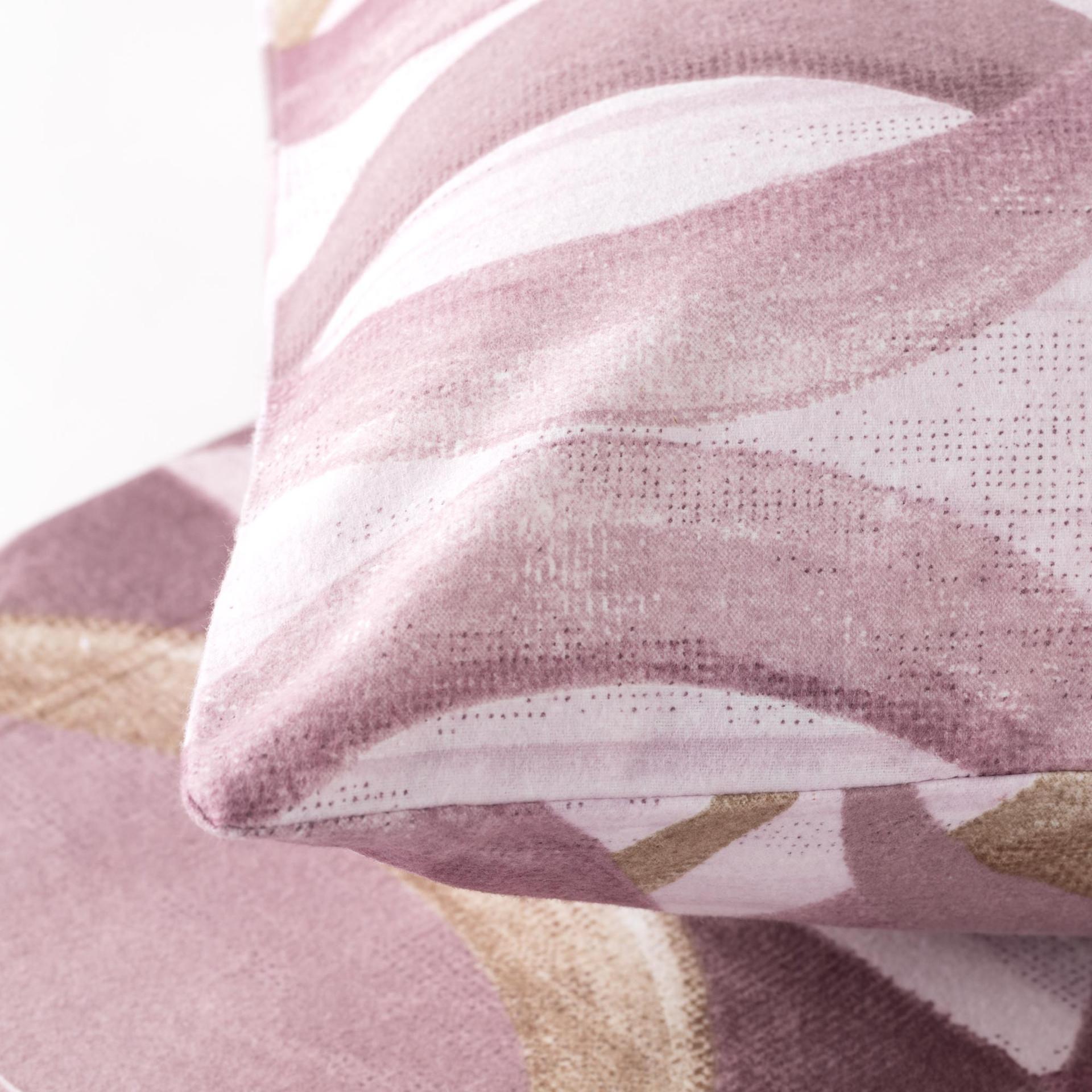 riviera robert completo lenzuola flanella 2p rosa - foto 3