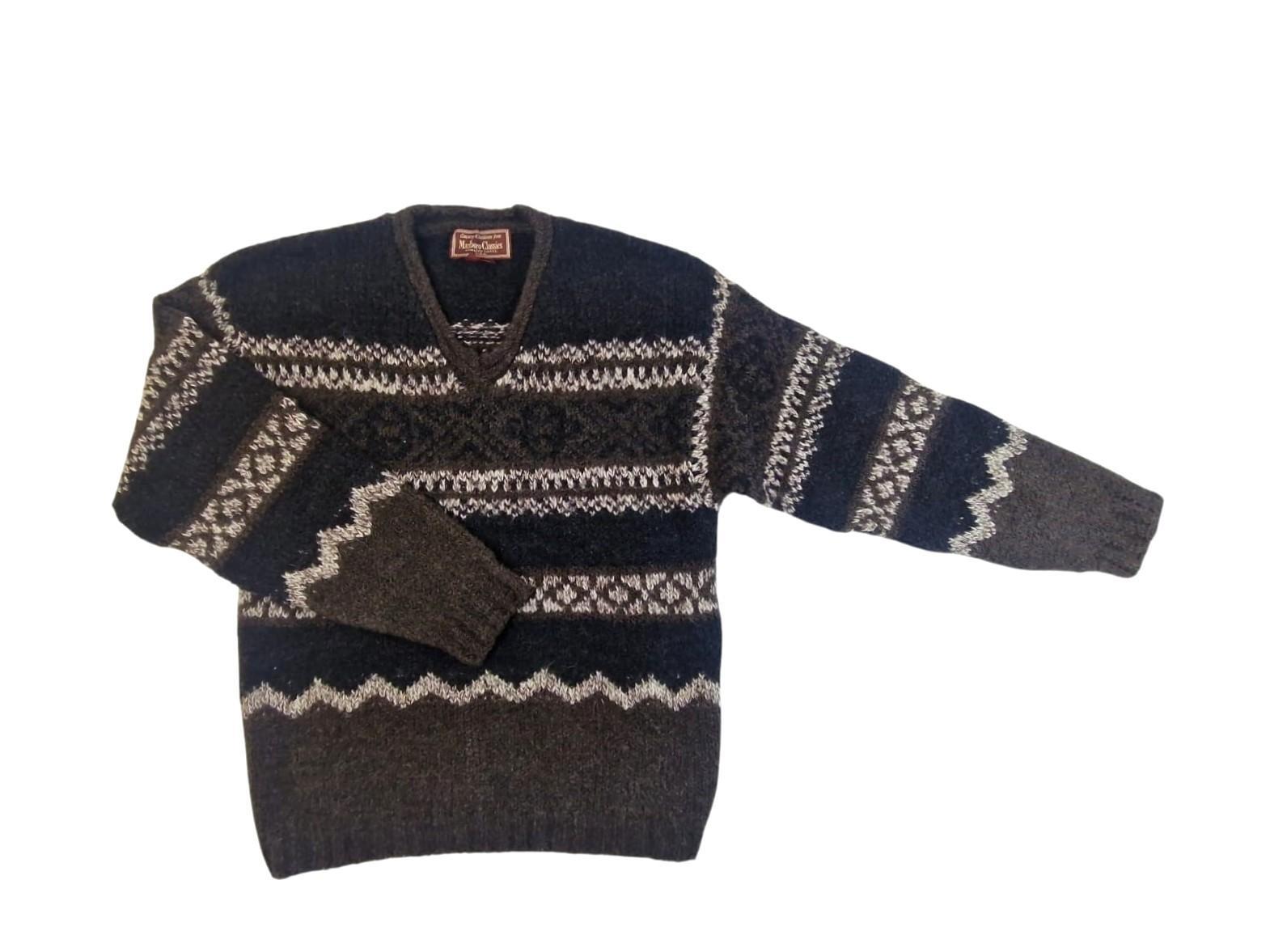 Maglione misto lana scollo V da uomo Marlboro Classics