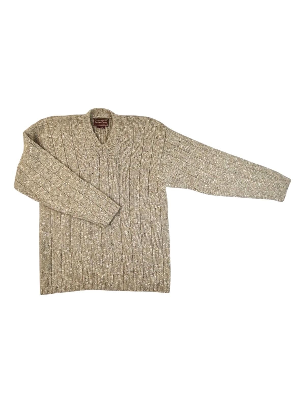 Maglione misto lana scollo V da uomo Marlboro Classics