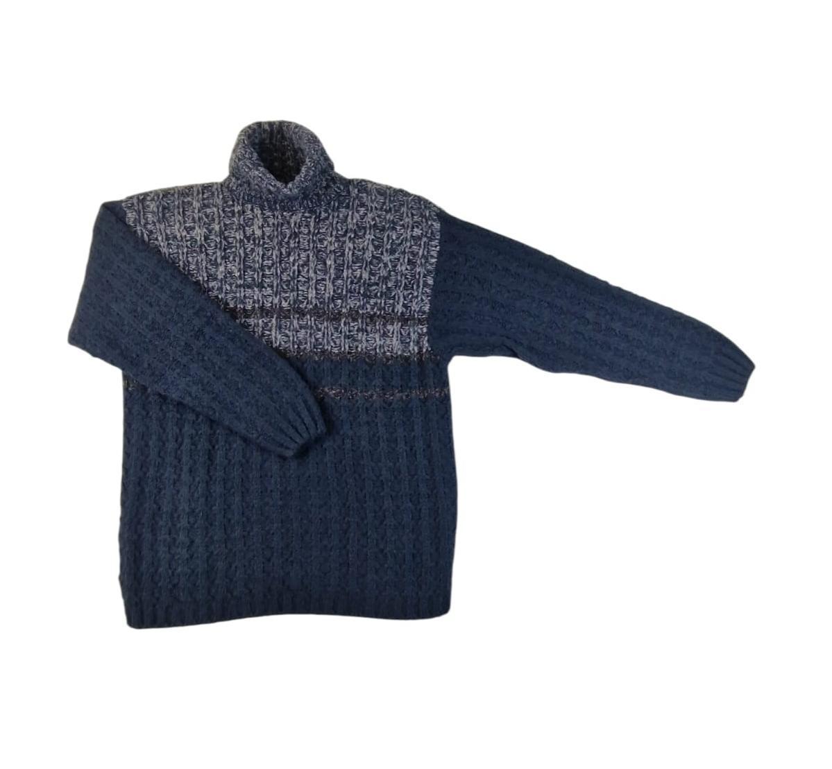 Maglione dolcevita uomo Marlboro Classics lana grossa vintage