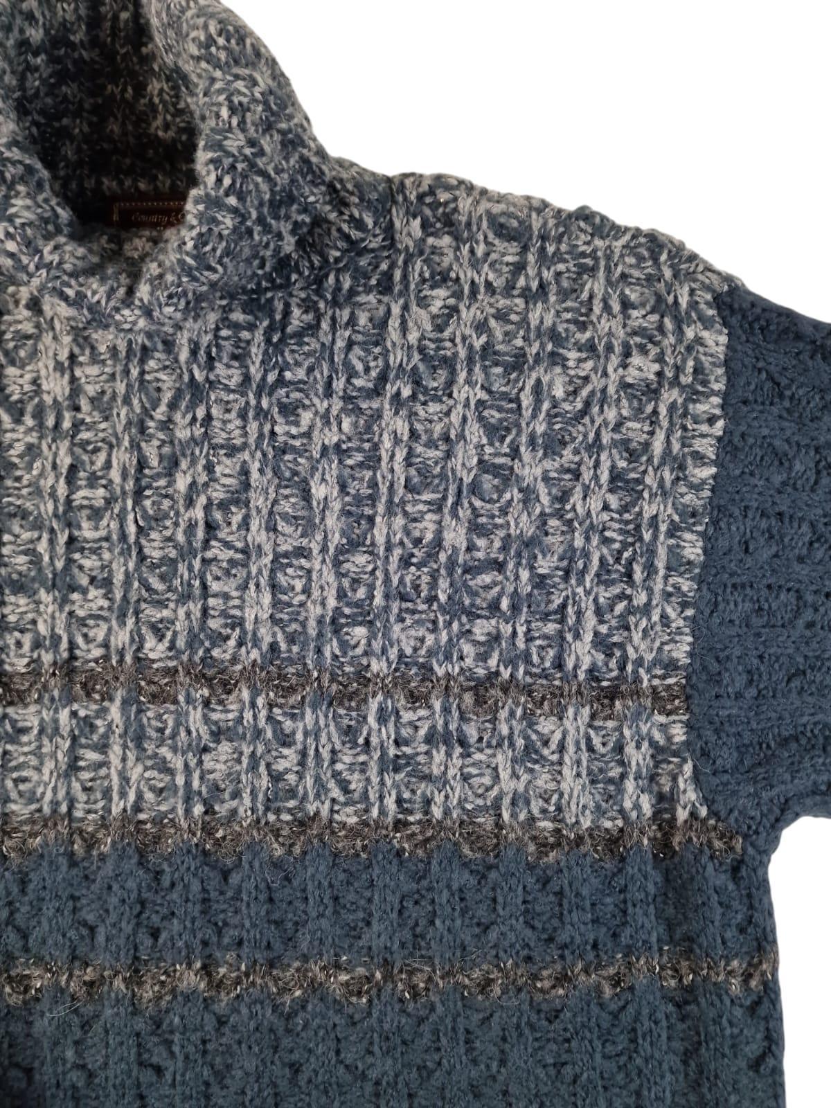 Maglione dolcevita uomo Marlboro Classics lana grossa vintage