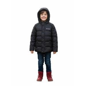 Giubbino bomber con cappuccio nero  bambino