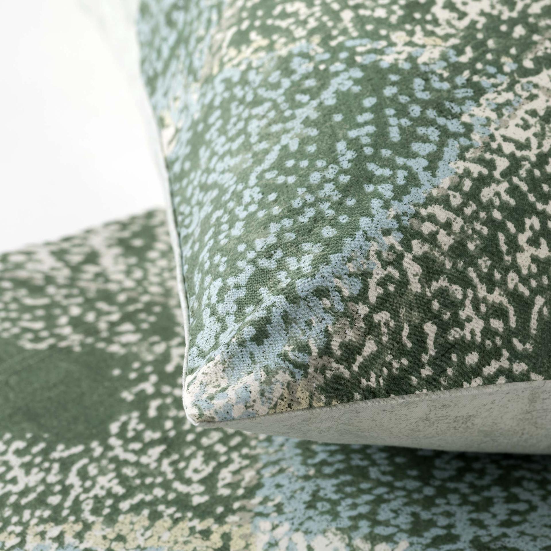 Completo letto matrimoniale cotone Riviera verde