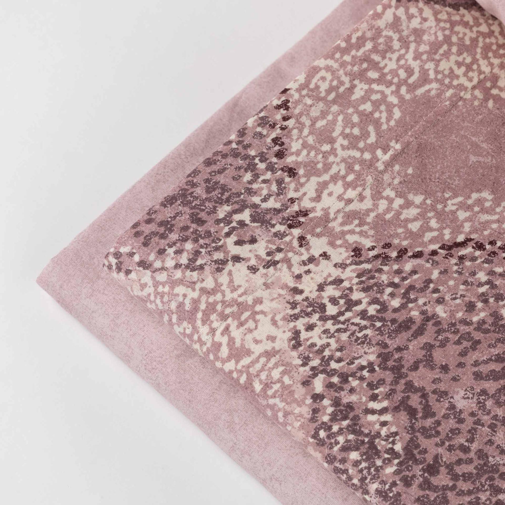 Completo letto matrimoniale cotone Riviera rosa