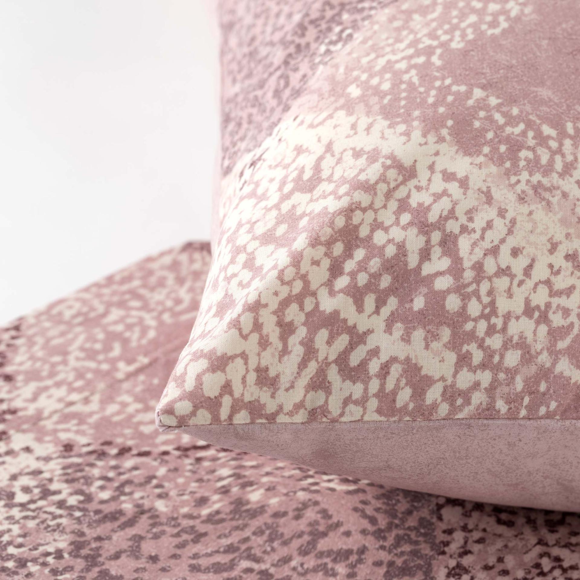 Completo letto matrimoniale cotone Riviera rosa