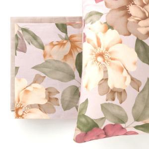 Completo letto matrimoniale floreale  cotone