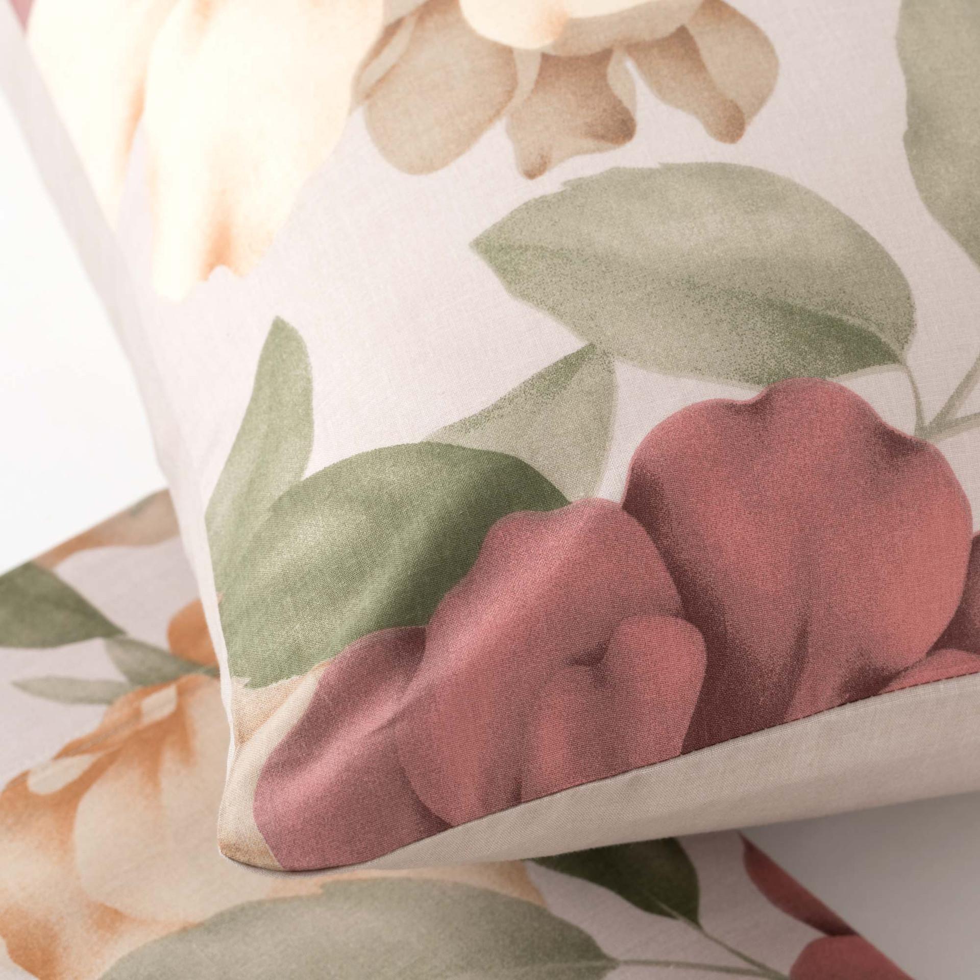 Completo letto matrimoniale floreale Riviera cotone