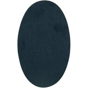 Coppia toppe scamosciate ovali termoadesive