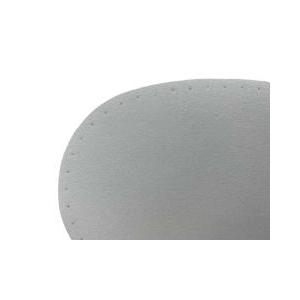 Coppia toppe scamosciate ovali termoadesive