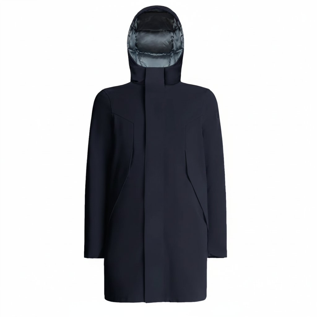 Winter Light Parka blu uomo