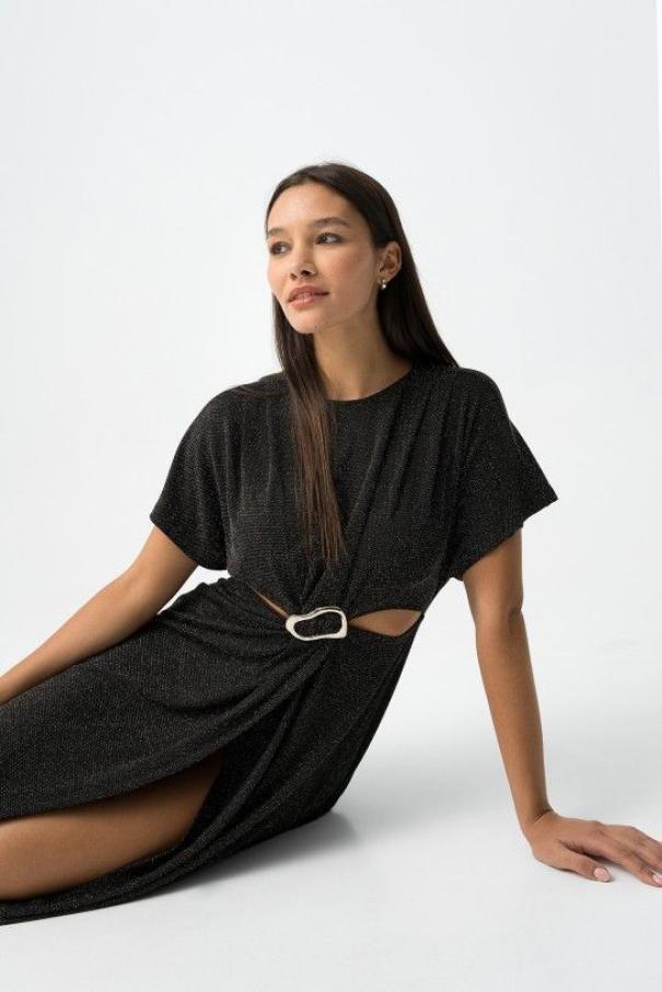 Abito lungo manica corta donna Tiffosi