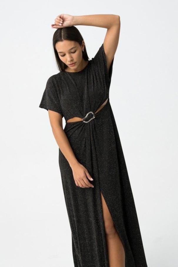 Abito lungo manica corta donna Tiffosi