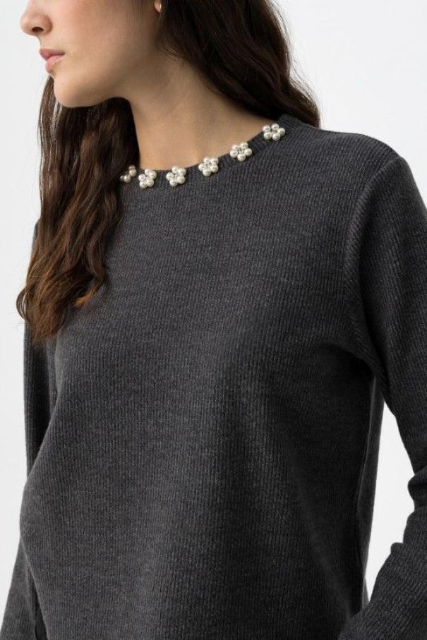 Maglioncino con perline donna Tiffosi