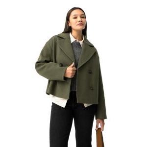 Cappotto corto in panno