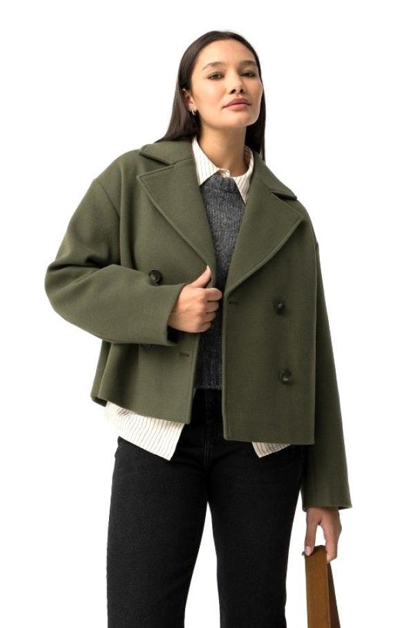 Cappotto corto in panno Tiffosi