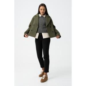 Cappotto corto in panno