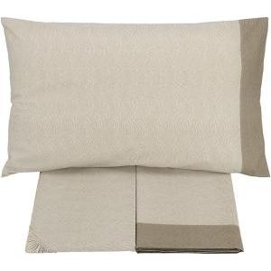 Lenzuolo 2p chromo puntinato  beige