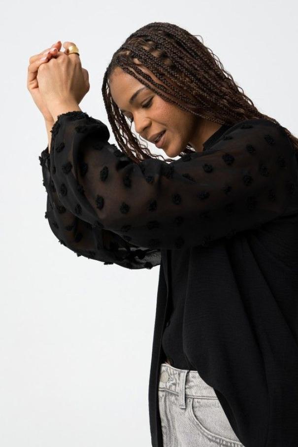 Camicia con maniche a palloncino ricamate Tiffosi donna