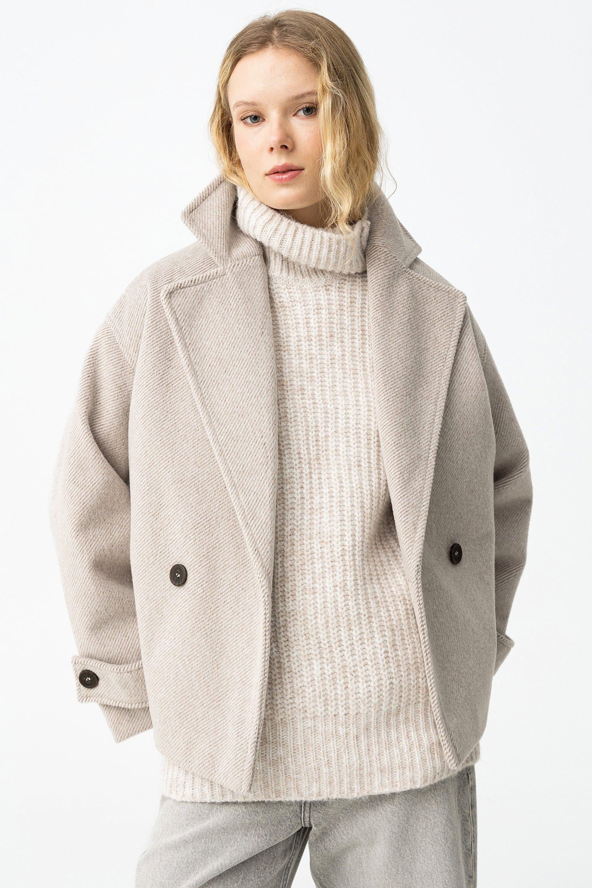 Cappotto corto di panno Tiffosi