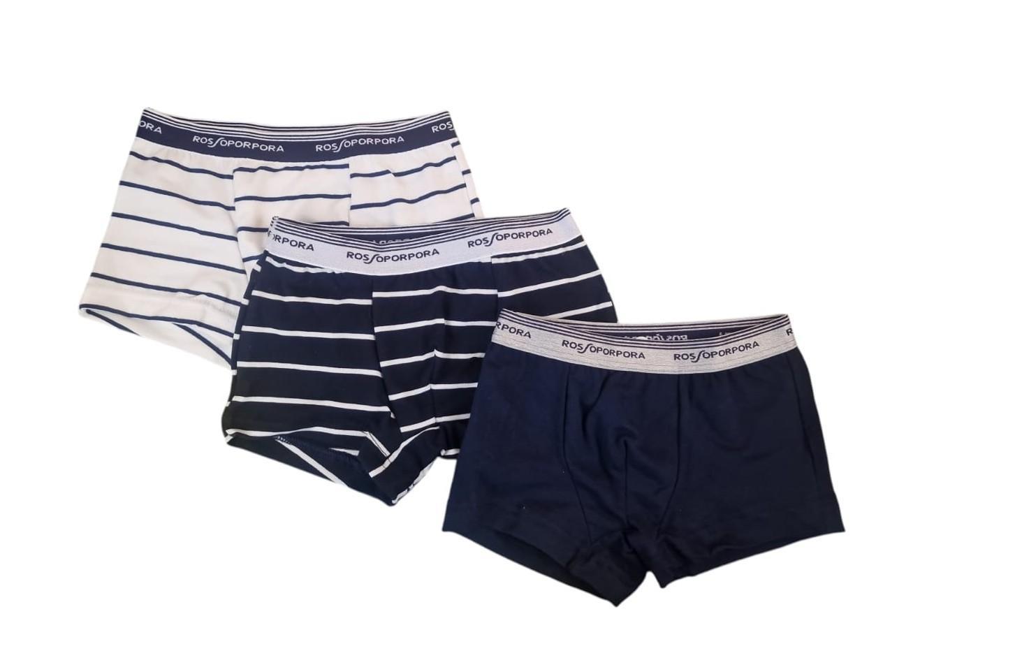 Tris boxer bambino Rossoporpora