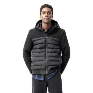 Giubbino trapuntato nero da uomo