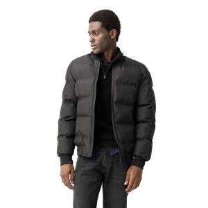 Giubbino nero trapuntato da uomo