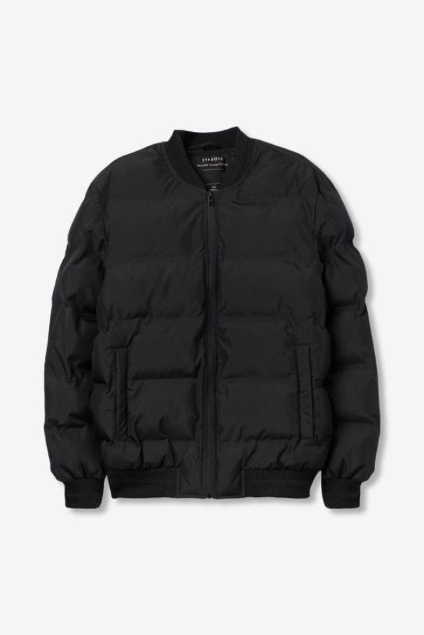 Giubbino nero trapuntato da uomo Tiffosi