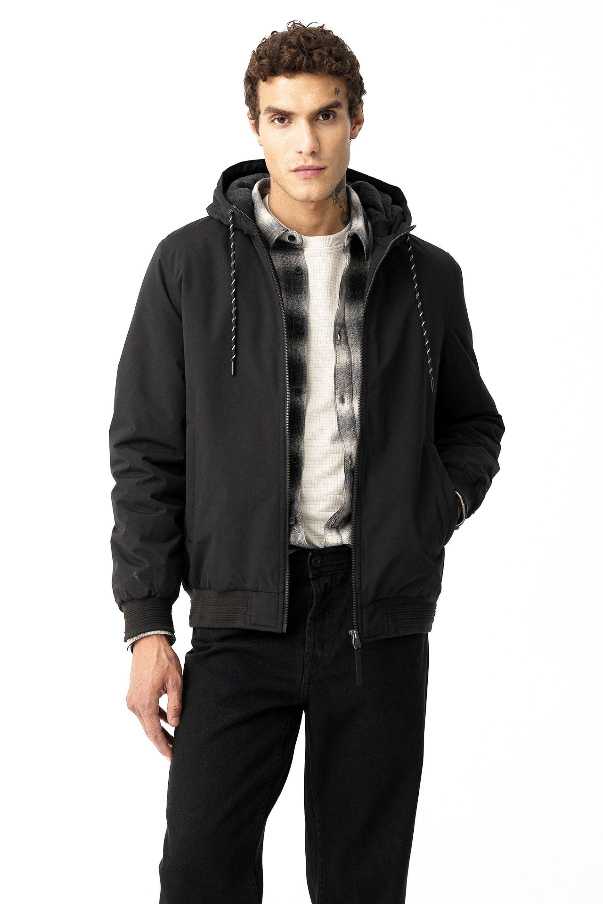 Giaccone antivento nero da uomo Tiffosi