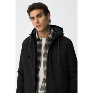 Giaccone antivento nero da uomo