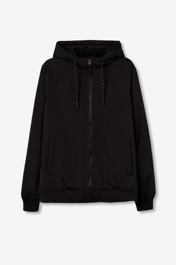 Giaccone antivento nero da uomo Tiffosi