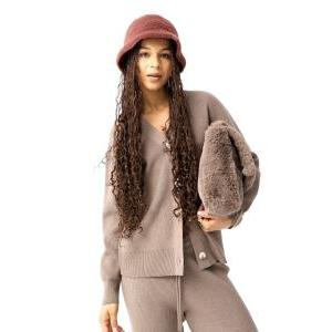 Cardigan bottoni donna